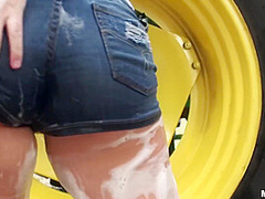 Julie Cash - Big Soapy Milf Crazy Sex Scene