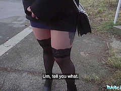 Working Girl Sucks Hard On His Big Fat Cock