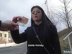 Working Girl Sucks Hard On His Big Fat Cock