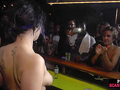 BDSM public fucked babe bodywhipped and banged after casting