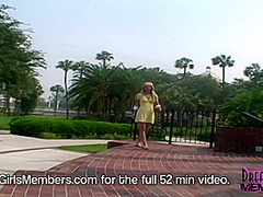 Wild Public Flashing With Hot Blonde Super Freak
