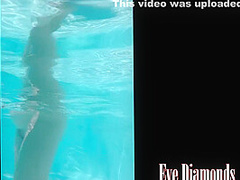 Poolside Nudist Eve Diamonds Sucks Cock