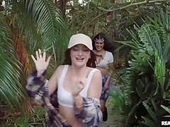 Mae Milano And Sophia Leone In Wet T-shirt Initiation With And
