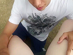 We Go Out For A Ride On The Motorcycle And They Eat My Pussy And Put My Whole Dick In Me