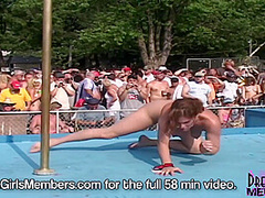 Close Up Pussy Shots At The Miss Nude Contest