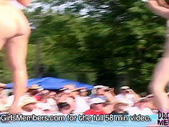 Close Up Pussy Shots At The Miss Nude Contest