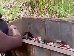 Two Sin Stepsisterz Caught Fucking The Unknown Hausa Man Being A Stranger In The Community 10 Min