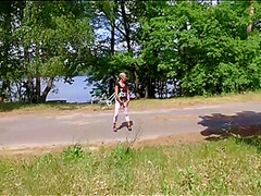 Nude In Public Fahrrad
