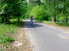 Nude In Public Fahrrad