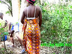 Adultery In The Village. The Adulterous Woman Of The Kouba Village In Northern Cameroon Cheats On Her Husband By His Neighbor With Night Fuck At The River When She Takes The Pretext Of Going To Do The Laundry 12 Min