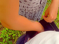 Risky Sex In The Park/outdoor Pov 7 Min