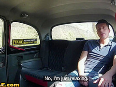 Public fucked cab driver drilled outdoor by customer