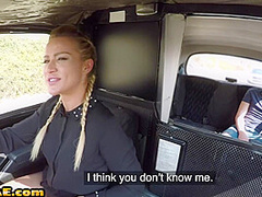 Public fucked cab driver drilled outdoor by customer