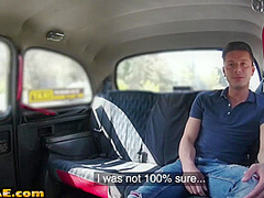 Public fucked cab driver drilled outdoor by customer