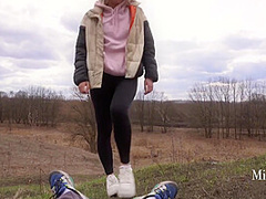 Our Bike Ride Turned Into A Sweet Blowjob W With Mira David