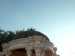 Gives A Hot Wet Blowjob To He Titty Fucks Her Big Natural Boobs - Jay Romero And Skye Blue