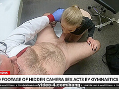 Paris White is a cutie gymnast that gets an internal exam from her Doc - BangFakeNews