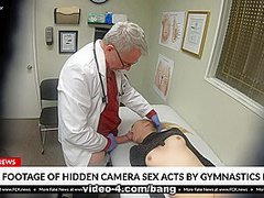 Paris White is a cutie gymnast that gets an internal exam from her Doc - BangFakeNews