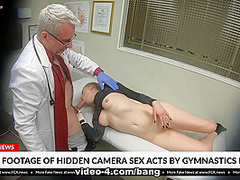 Paris White is a cutie gymnast that gets an internal exam from her Doc - BangFakeNews