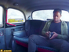 Faketits cabdriver IR fucked outdoor in the cab by customer
