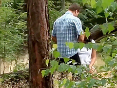 Spanner Beobachtet Deutsches Paar Beim Sex Im Wald
