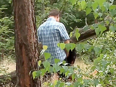 Spanner Beobachtet Deutsches Paar Beim Sex Im Wald