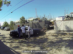 Sheena Ryder is a dirty cop that gets fucked by three BBC - ScrewTheCops