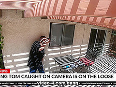 Marley Brinx gets fucked by a peeping tom intruder - BangFakeNews