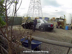 Skylar Snow captures a criminal and squirts all over her police cruiser - ScrewTheCops