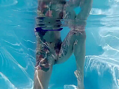 Hot Blonde Assfucked At The Pool With Tanya Virago