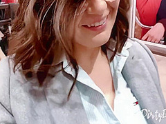 Blowjob In The Chaning Room - Shopping In The Mall Goes Wild - She Swallows My Cum In Public 8 Min