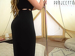 Exotic Curvy Dread Head Girl Fucked Without Protection In A Tipi Tent - Public Festival Sex