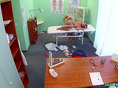 Lesbo Nurse Seduces Stunning New Patient