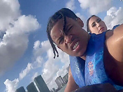 Klaps On A Jetski Teaser 7 Min - Lil D And Valerie Kay