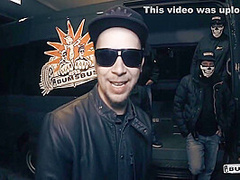Ashley Cumstar - Wild Gangbang In The Bus With Hot Busty German Brunette