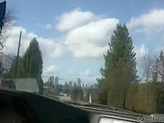 Victoria with guy Blowjob at Car POV Public places