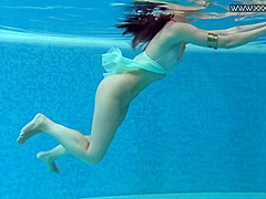 Lizi Vogue In Wearing Hot Sexy Dress By The Pool