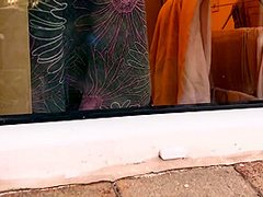 Lucky Peeping Tom Delivery Guy Gets An Eye Full After Peeping In Delivering Parcel