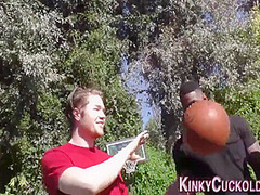 Chloe Couture - Cuckolding Babe Outside Dribbles Cum