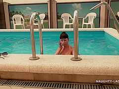 Swimsuit Pool With Naughty Lada