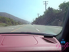 Pearl Sage - Hairy Babe On A Car Ride Getting Felt And Played With Gfe Pov