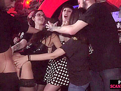 Latex bondage sub whore public fucked and mouth jizzed