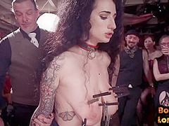 BDSM IR public assfucked babes begging for permission to cum