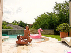 Bikini Cumshot - PornWorld