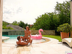 Bikini Cumshot - PornWorld