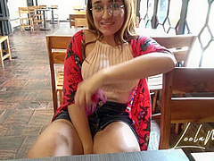My First Time Flashing My Tits And Pussy On The Street - Leela Moon