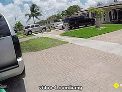 Stacy fucks the mechanic so he will fix her car ASAP - BangRoadsideXxx