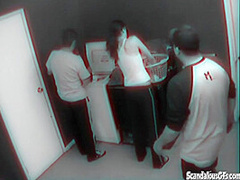 Teens get to fucking on secret sex footage