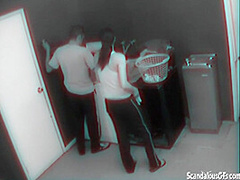 Teens get to fucking on secret sex footage