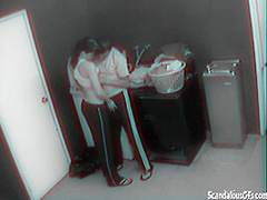 Teens get to fucking on secret sex footage